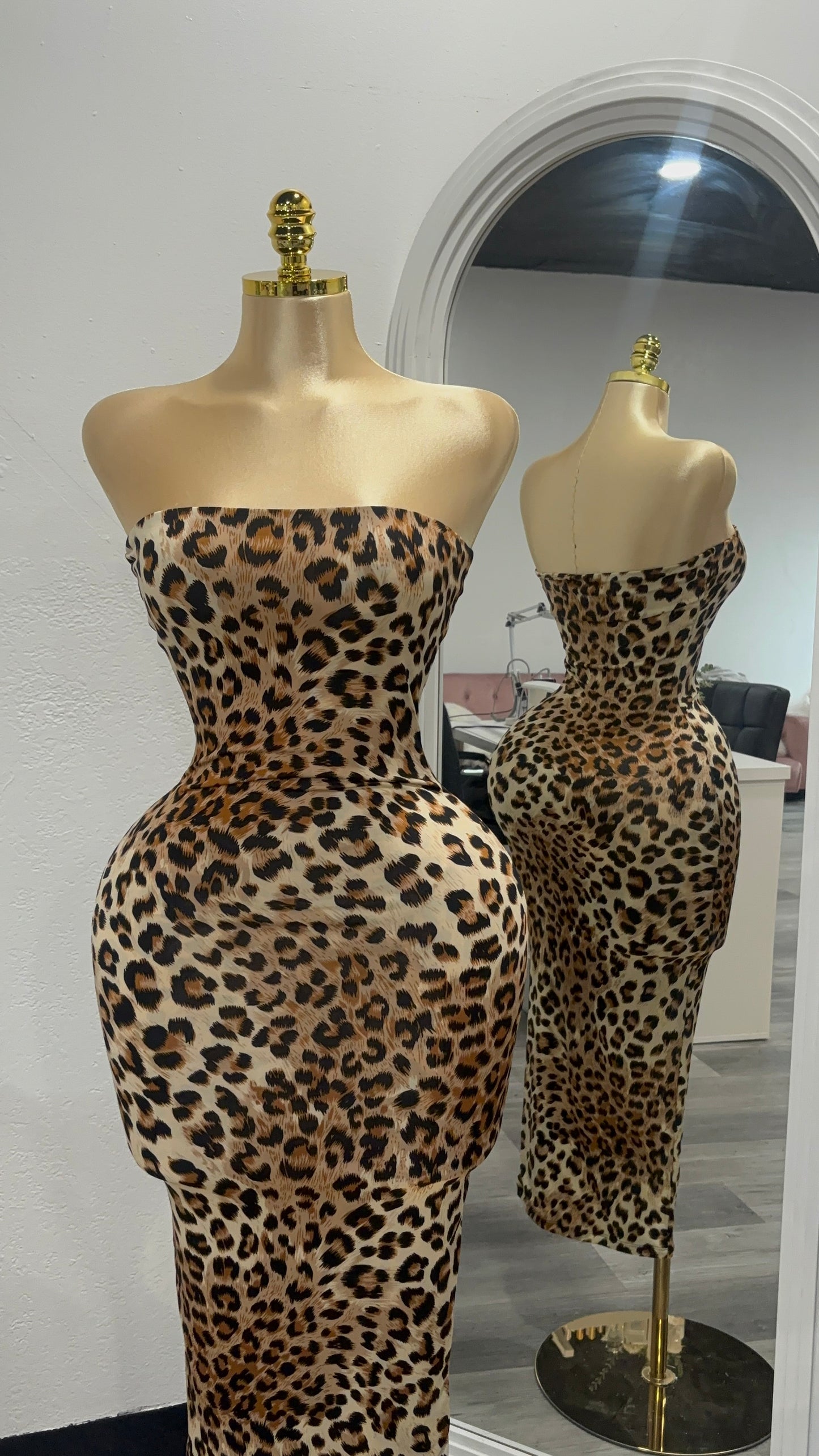 Cheetah Tube Dress
