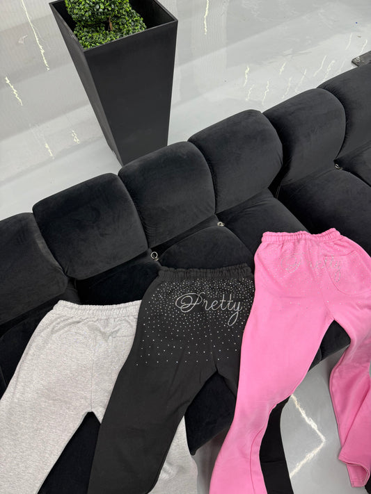 Pretty Rhinestone Sweats