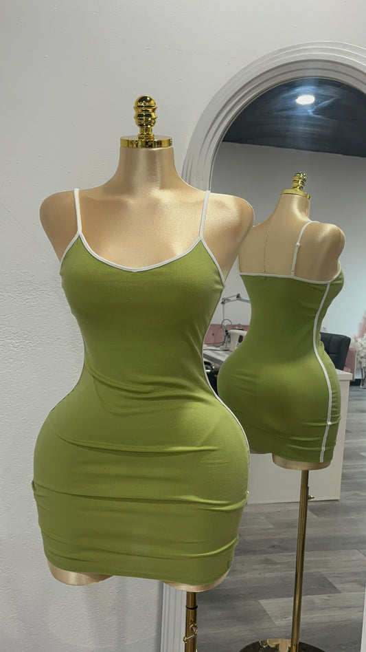 Lime Mini Dress